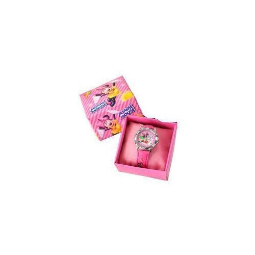 Minnie Mouse Wrist Watch With Free Case - Pink