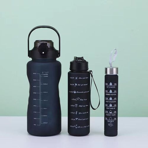 3 In 1 Motivational Sport Bottled (2000ml + 900ml + 300ml)