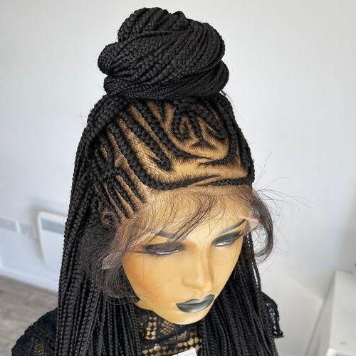 Bone straight luxury long braided hair