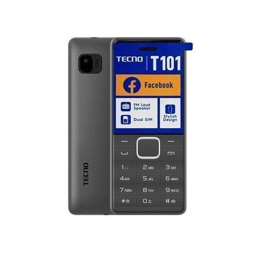 Tecno T101 DualSim, Stylish Design, Torchlight, Fm