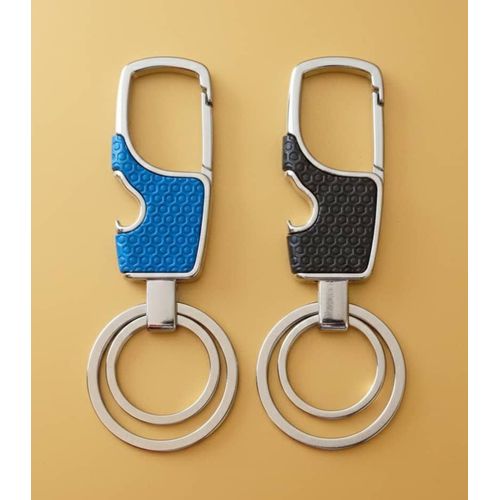 Quality Car Stainless Steel Key Holder with Ring for Men and Women-1 Pcs of any colourr