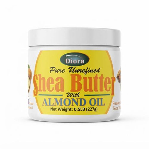 Pure Unrefined Moisturizing Body & Hair Butter with Almond Oil