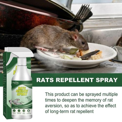 Best Rat Repellent Spray Strong Anti Rodent Formula for Homes Storage Stops Rats Fast Safe Easy to Use Pest Control Spray Rat Repellent Spray Indoor Outdoor Effective Rodent Control Solution Prevents Rat Infestation Safe Non-Toxic Pest Spray
