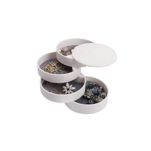 Jewelry Display Tray Storage Box Multilayer Rotating Plastic Stand