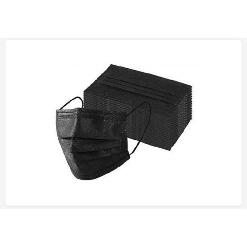 Disposable Face/Nose Mask Protect Nose And Mouth Always 3PLY - 50PCS (BLACK)