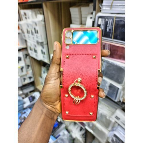 Luxury Case For Samsung Galaxy Z Flip 3 Flip 4 5G With Ring