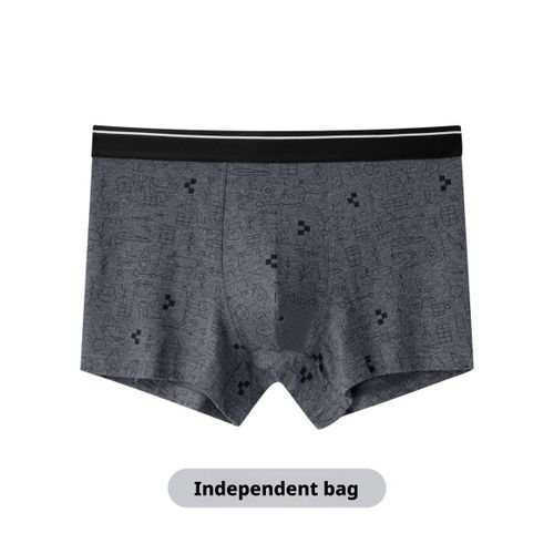 1Pcs Men's Underwear Cotton Breathable Comfortable Stretch Cotton Boxer Briefs