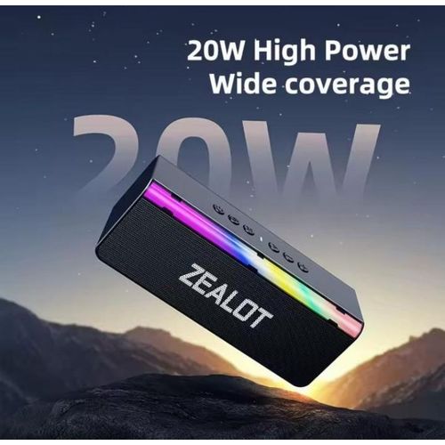 -S72 Portable Bluetooth-Compatible Speakers, Bass with Subwoofer, Wireless Sound Box, Waterproof TWS Boombox, 3000mAh, 20W