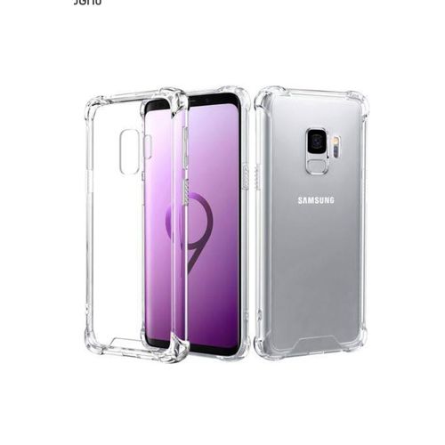 Galaxy S9 Solid Shock Proof Transparent Back Case