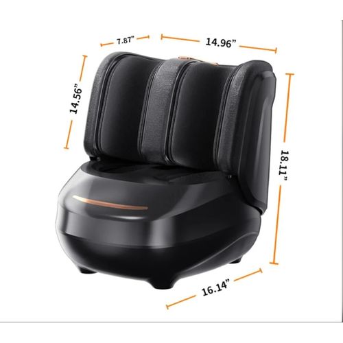 Electric Roller Foot Massager with Leg Calf Wrapped Fatigue Relieve Foot Massager with Heating Shiatsu vibration massage deep kneading air compression for calf massage Electric Shiatsu Foot Massage Machine Air Compression Kneading Roller