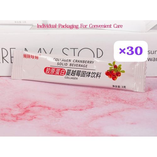 30pcs Collagen Cranberry Solid Beverage - No Box