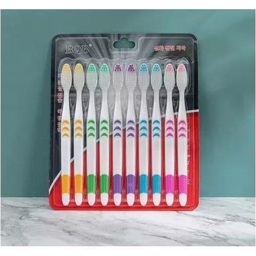 10PCS Toothbrush Natural Bamboo Toothbrushes Set