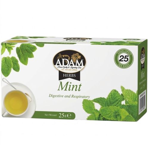 Adam Mint Tea for Digestive and Respiratory - 25 Tea Bags
