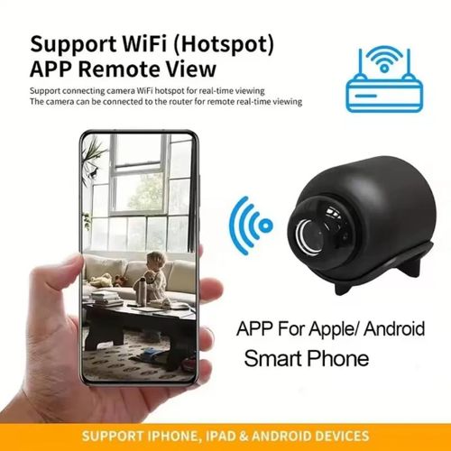 Mini Surveillance WiFi CCTV Camera With Night Vision