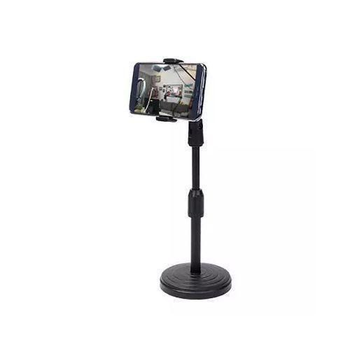Rotational Desktop Phone Stand Holder Live Broadcast- Black