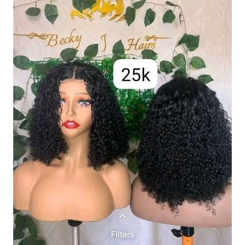 Pixie curls Wig With closure