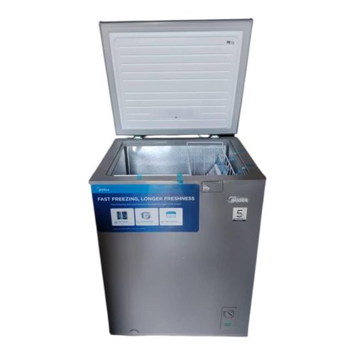 Low energy consumption 142L fast freezing chest freezer with upto 100 Hours frozen sustainable with inbuilt automatic voltage stabilizer