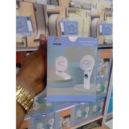 DUAL ELECTRIC + DIGITAL DISPLAY FAN