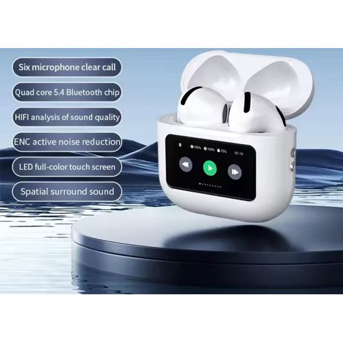 Bluetooth Airbud touch screen earbuds