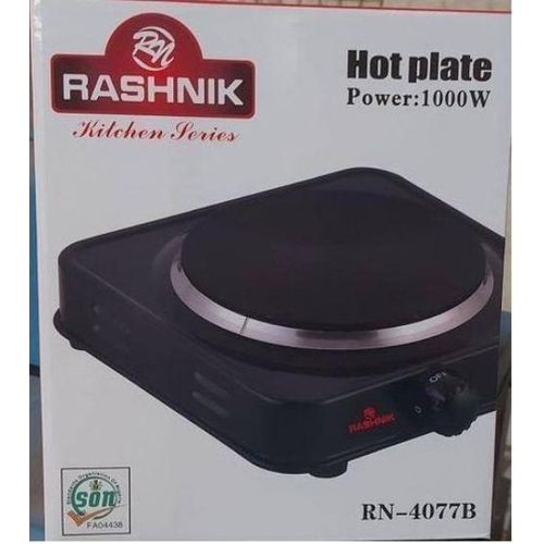 Rashnik Single Face Electric Hot Plate - 1000 Watts