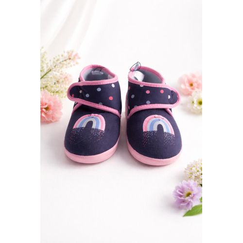Girls Rainbow Print Soft Casual Shoe