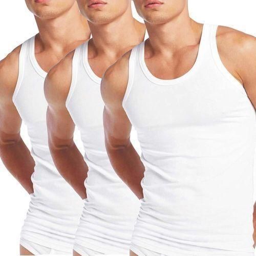 Smart 3-In-1 Men's Singlet (UnderWears)- White