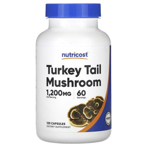 Turkey Tail Mushroom 120 Capsules 600 mg per Capsule