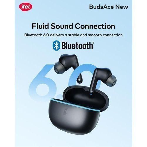 Buds-Ace New Breathing Light Premium Design 13mm Dynamic Driver 4-Mic ENC for Clear Calls Earbuds IEW-63