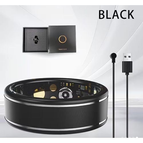 Smart Ring Health and Fitness Tracker for Men and Women, Heart Rate, SPO, Sleep, Activity Monitoring, IP68 Waterproof, Long Battery Life, Family Care Mode