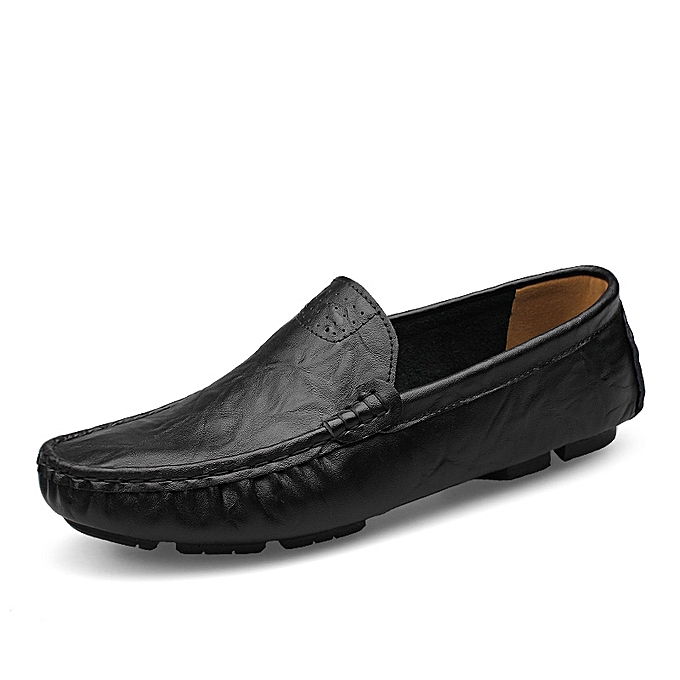 Fashion Mens Shoes Mens Soft Genuine Leather Loafer Driving Shoes ...