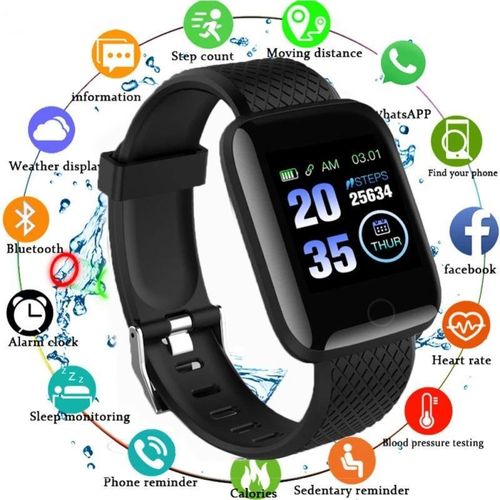 Color screen smart bracelet, sports smart step-counting bracelet, waterproof, multi-functional wechat NFC