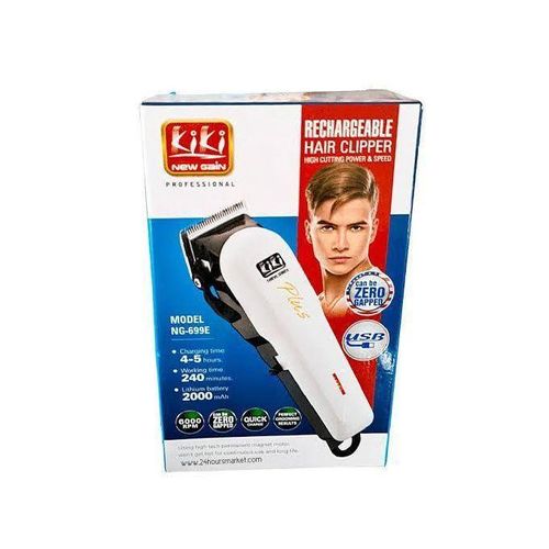 Rechargeable Hair Clipper With Long Lasting Battery 2000mAh WITH FREEV GIFT
