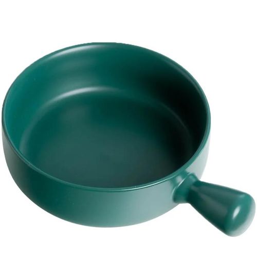 Round bowl with handle