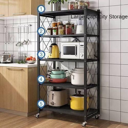 5 Step Multipurpose Foldable Storage With Wheel