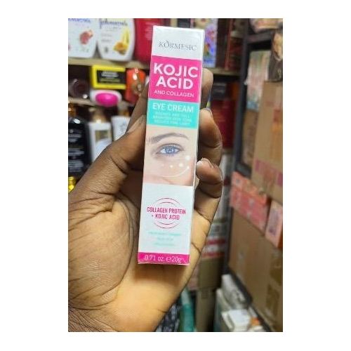 Kojic acid and collagen eye cream