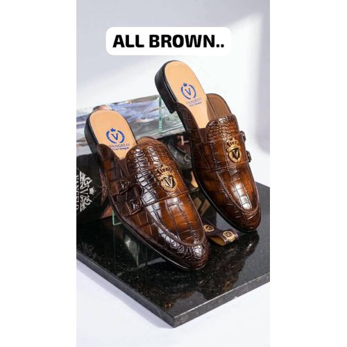 DESIGNER MEN'S SHOE BROWN