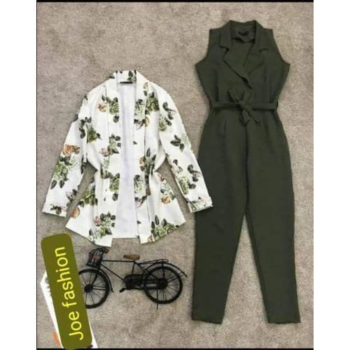 Lovely 2 Piece Jumpsuit And Jacket