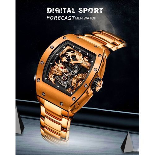 Super Sophisticated & Solid Quality Super Sophistcated Exotic Chain Wrist Watch + Solid Bracelet