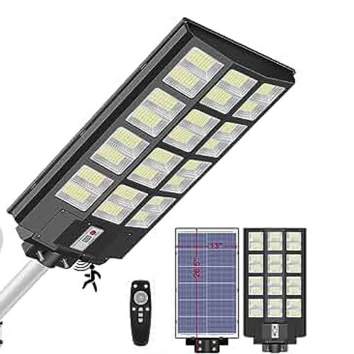 Integrated LED 1500w Solar Street Light All In One - Wt Pole