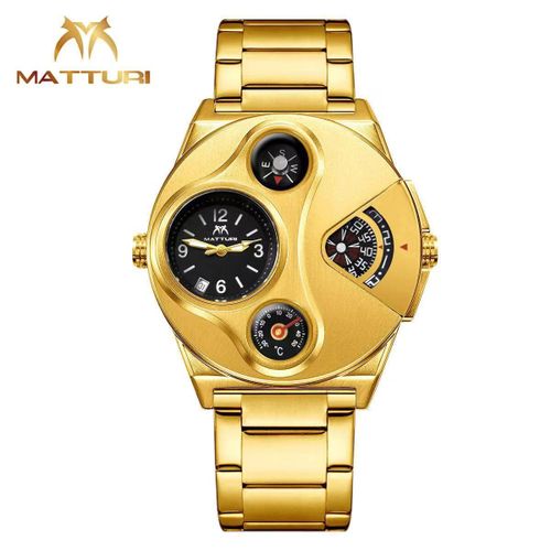 Nomad Luxe Men's Chronograph Contemporary Designer Quartz Watch