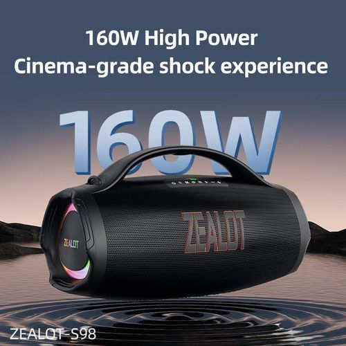 160W Heavy Super Bass Bluetooth Speaker with 36000mAh Battery -S98