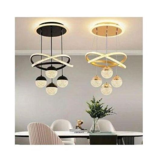 Modern Luxury LED Crystal Chandelier, Ceiling Light pendant dropping chandelier, – For Living Room, Dining Room, Palour, Bedroom, Hotel Lobby, Office, Staircase & Event Hall
