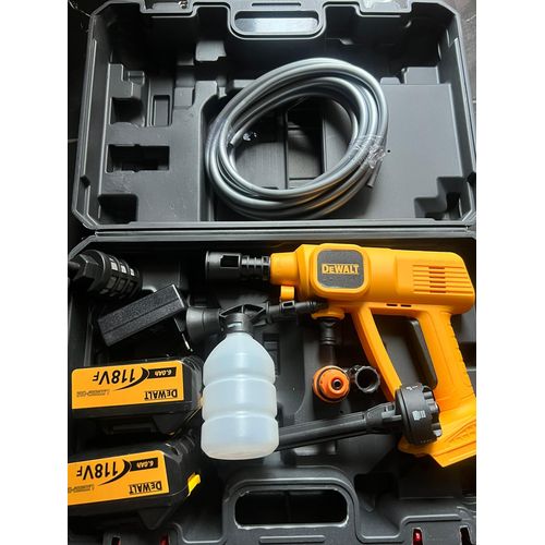 Cordless High-Pressure Washer (18V) with Rechargeable Battery – Portable Power Washer