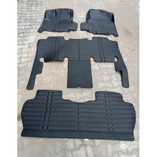 2005-2008 Toyota Sienna 5D Leather Foot Mat/carpet Water Proof Black And Red