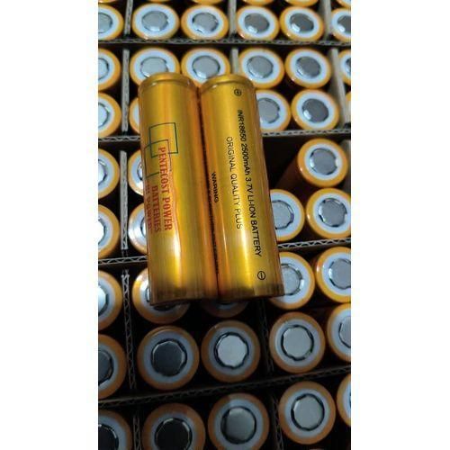 Flat Rechargeable 3.7v 18650 Li-ion Battery -50pcs( multicolor)