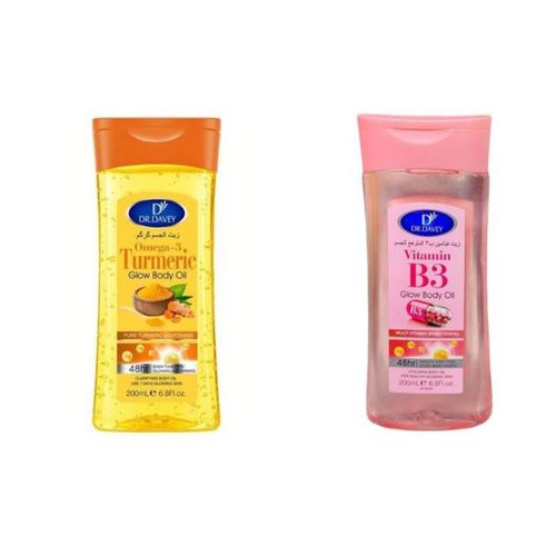 Turmeric & vitamin B3 glow body oil