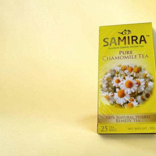 Pure chamomile natural herbal tea
