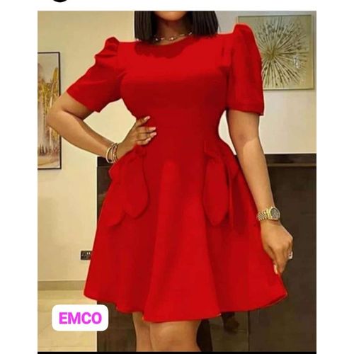Beautiful Red Gown For Ladies