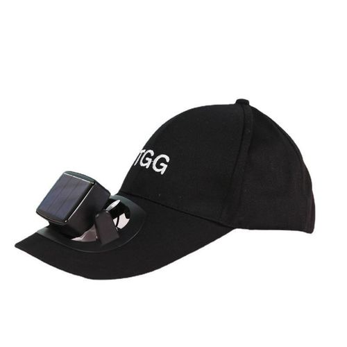 Outdoor Solar Powered Cooling Fan Hat, USB Rechargeable Detachable Soft Wind Fan Baseball Cap, Adjustable UV Protection Sun Visor Cap for Fishing Hiking Camping Farm Work