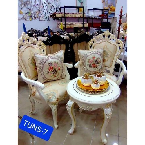 Luxury Couple Table And Chair ( No Pillow )
